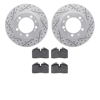 R1 Concepts WBUN1-02015 Brake Rotors - Carbon Coated - D/S W/ Optimum Oe Pads